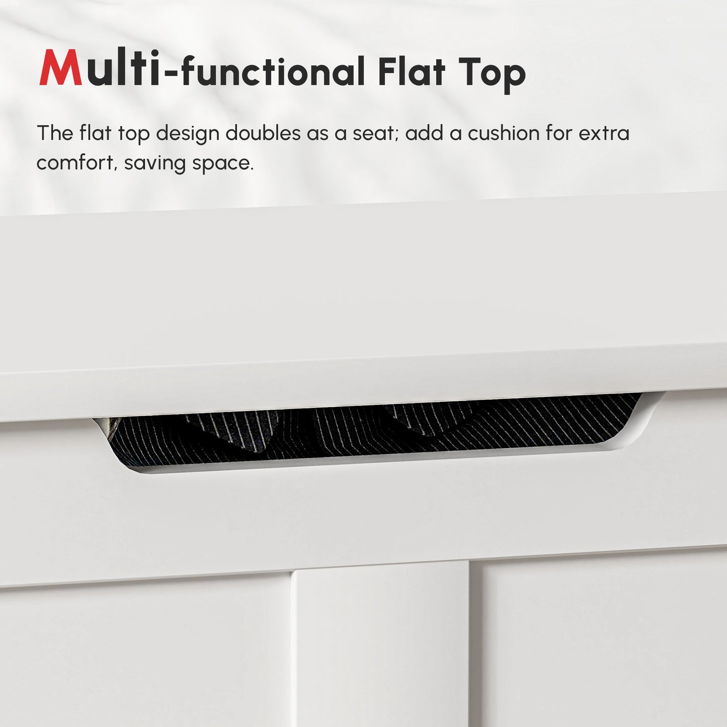31.5 Inches Storage Chest, Storage Trunk with 2 Safety Hinges, Wooden Box for Living Room, White Wood Grain