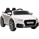 Aosom Officially Licensed Kids Ride-On Car 6V Battery Powered Vehicle Perfect Gift For Kids with Remote Control, Suspension Wheel, Adjustable Speed, White
