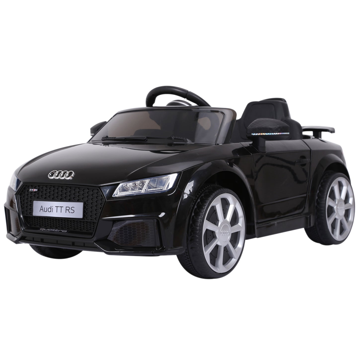 Aosom Officially Licensed Kids Ride-On Car 6V Battery Powered Vehicle Perfect Gift For Kids with Remote Control, Suspension Wheel, Adjustable Speed, Black