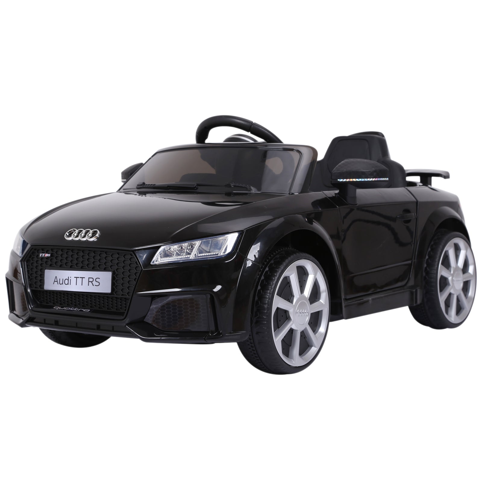 Aosom Officially Licensed Kids Ride-On Car 6V Battery Powered Vehicle Perfect Gift For Kids with Remote Control, Suspension Wheel, Adjustable Speed, Black